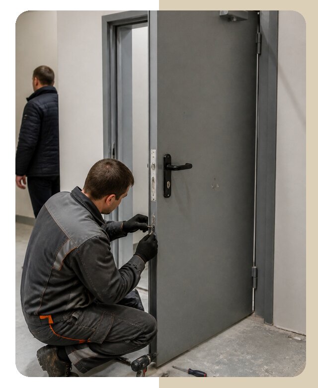 Ремонт противопожарной двери в Находке по цене 6705 р. | ДвериЛегко-Нхд